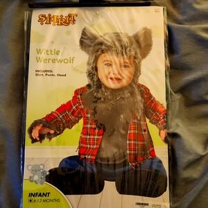 Wittle Werewolf Costume 6-12 m